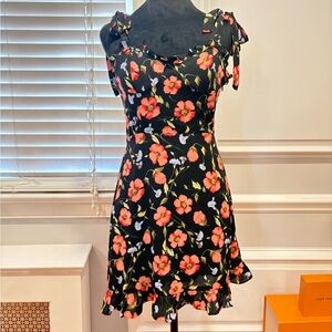 Forever21 Ruffled Floral Spring Mini Dress